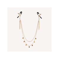 Amber Chained Nipple Clamps
