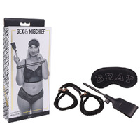 Sex & Mischief Knotty Brat Kit  Bondage Kit 3 Piece Set