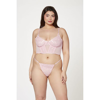 2 Pc Bustier/Thong Set 3X/4X 2 Pc Bustier/Thong Set 3X/4X