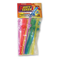 Party Pecker Sipping Straws X12