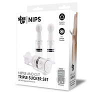 Nipple And Clit Triple Sucker Set