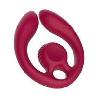SVibe Snail GIZI Duo Couples Stimulator Burgundy