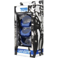 3 Piece Silicone Cock Ring Set