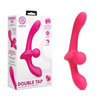 Together Toy Double Tap Dual-Ended Vibrating Strapless Strap-on