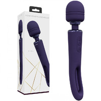 Vive Kiku   25.2cm Usb Rechargeable Dual End Massage Wand With Flapping Tip
