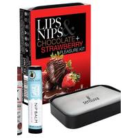 LIPS & NIPS Chocolate + Strawberry Pleasure Kit 