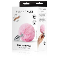 Whipsmart Furry Tales  Bunny Tail Metal 6.3cm Butt Plug With  Bunny Tail