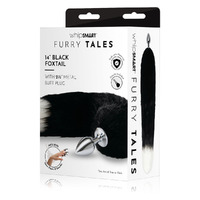 Whipsmart Furry Tales 14"  Fox Tail Metal 6.3cm Butt Plug With  Fox Tail