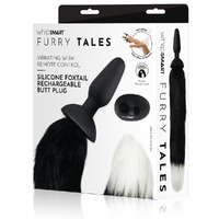 Whipsmart Furry Tales Silicone Foxtail Rechargeable Butt Plug  9.5cm Vibrating Butt Plug With  Fox Tail & Remote Control