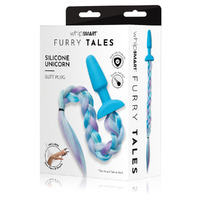 Whipsmart Furry Tales Silicone Unicorn Butt Plug  8.9cm Butt Plug With Unicorn Tail
