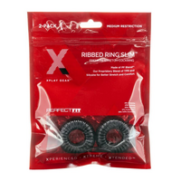 Xplay Ribbed Ring And Ribbed Ring Slim Combo Pack