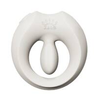 Apis Vibrating Couples Ring Ivory White