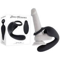 Zero Tolerance BALLIN OUT Black USB Rechargeable Prostate Massager with Cock Ring and Wireless Remote