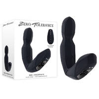 Zero Tolerance MR PROSTATE Black 12.6 cm USB Rechargeable Prostate Massager with Wireless Remote