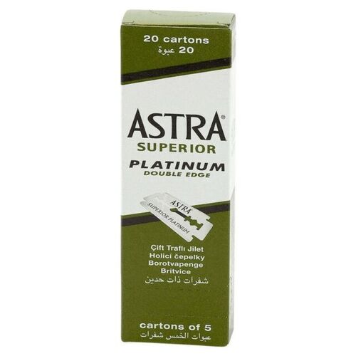 Super Platinum De Razor Blades (1 Carton = 20 X 5 Blades)