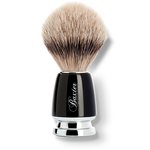 Black Silver Tip Badger Hair Shave Brush