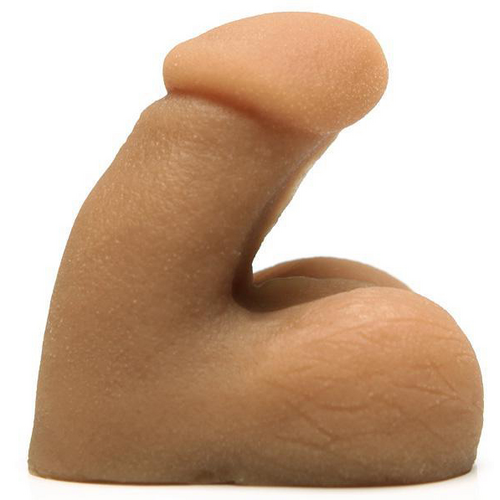 3" On the Go Silicone Packer Penis