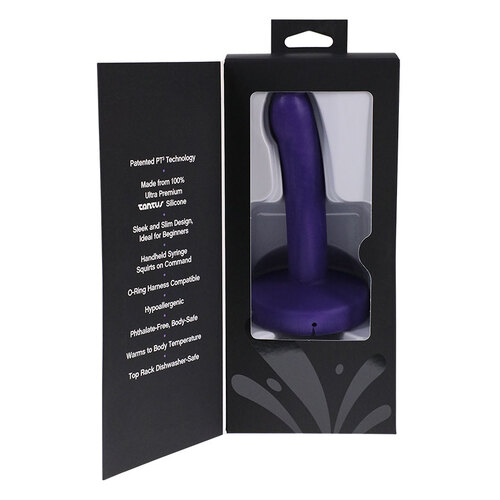 5.5" POP slim  Squirting Dildo Indigo 