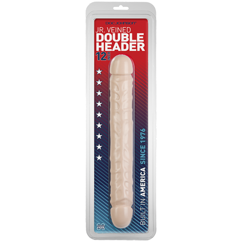 12" Junior Veined Double Dildo