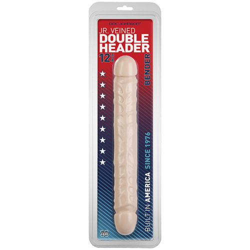 12" Junior Veined Double Dildo