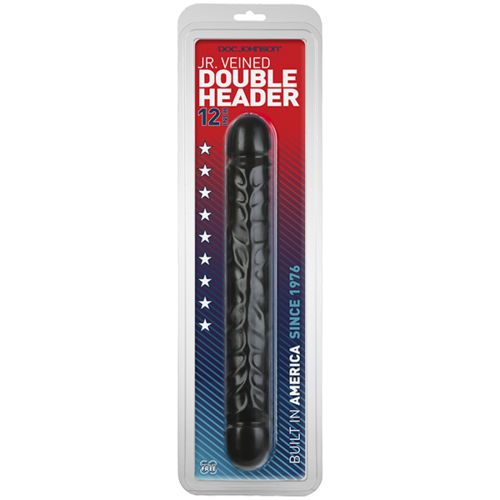 12" Junior Veined Double Dildo