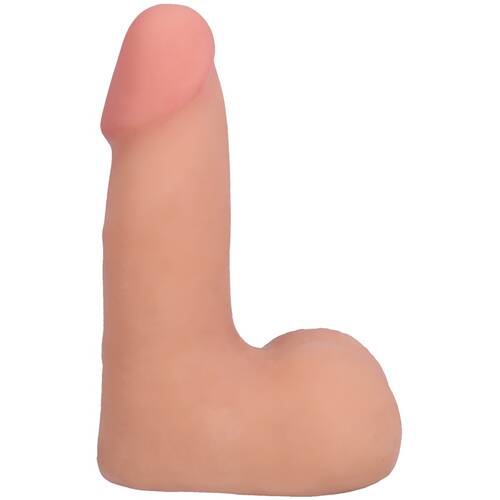 The Realistic Cock - With Removable Vac-U-Lock Suction Cup - ULTRASKYN - 5 Inch (with balls) Vanilla