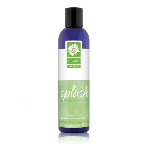 Sliquid Balance Splash Honeydew and Cucumber Gentle Feminine Wash 8.5oz