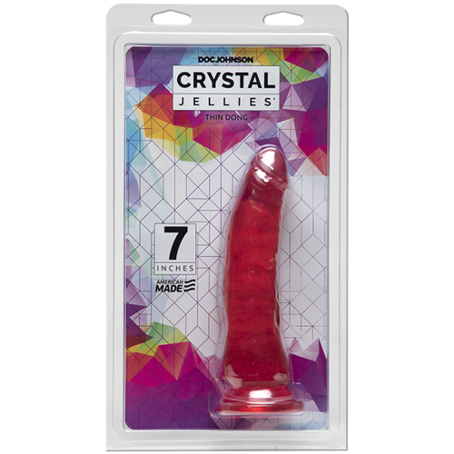 7" Thin Translucent Cock 
