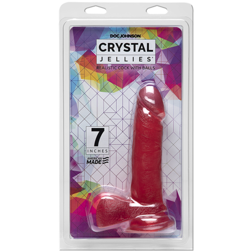 7" Realistic Translucent Cock 