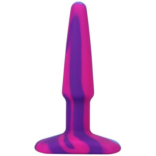 A-Play Groovy  Silicone Anal Plug  4 inch Berry
