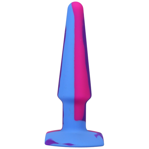 A-Play Groovy  Silicone Anal Plug  5 inch Berry