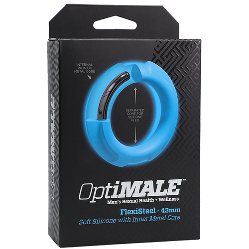 43mm Silicone Metal Cock Ring