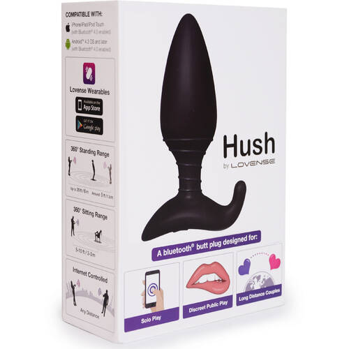 1.75" Hush Bluetooth Butt Plug