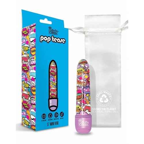 Prints Charming Pop Tease 5" Mini Vibe Boink - Purple