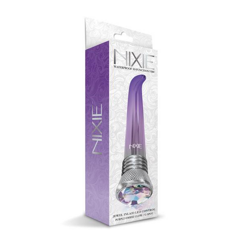 Nixie Jewel Ombre G-Spot Vibe Purple Glow