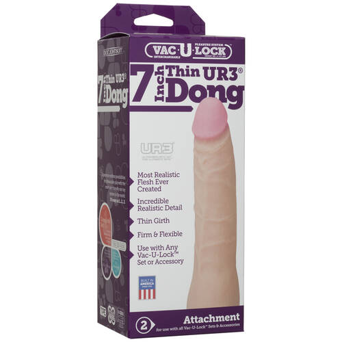 7" Realistic Vac U Lock Cock