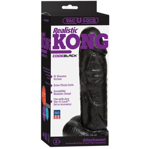 8.5" CODE BLACK Realistic Kong 