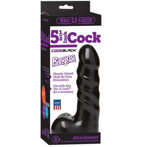 5.5" CODE BLACK 5.5" Cock