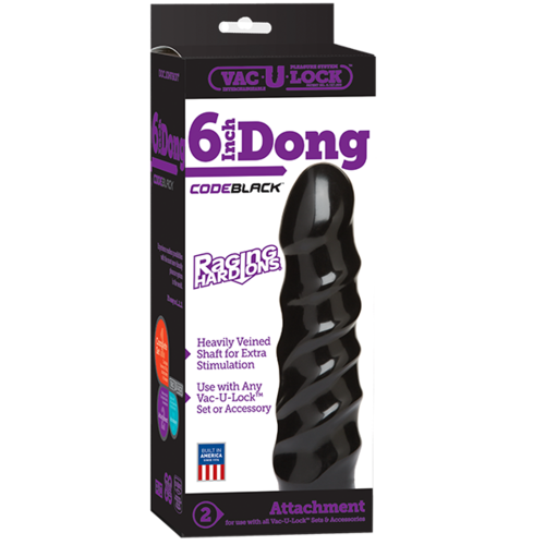 6"  Ribbed Dildo