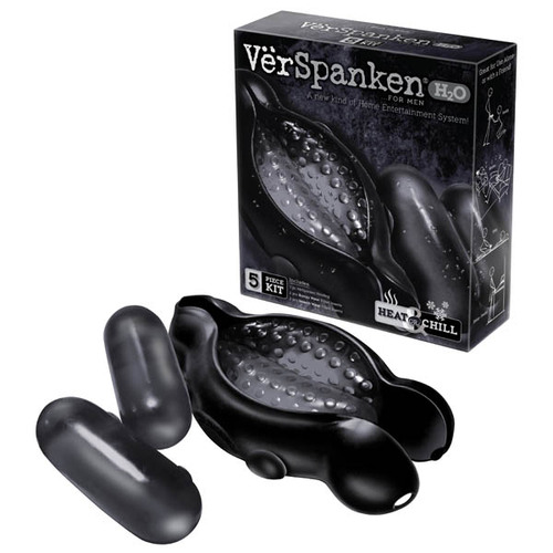 Verspanken H2O Black Masturbator Kit - 5 Piece Set