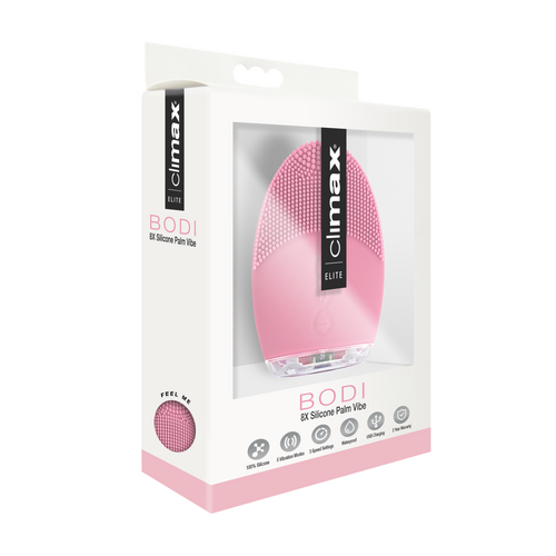 Climax Elite Bodi 15X Silicone Palm Vibe Pink