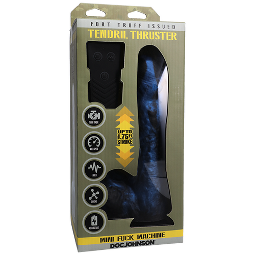 8.5" Tendril Thrusting Cock + Balls