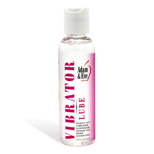 Adam & Eve VIBRATOR LUBE - 120 ml Water Based Lubricant - 118 ml (4 oz) Bottle