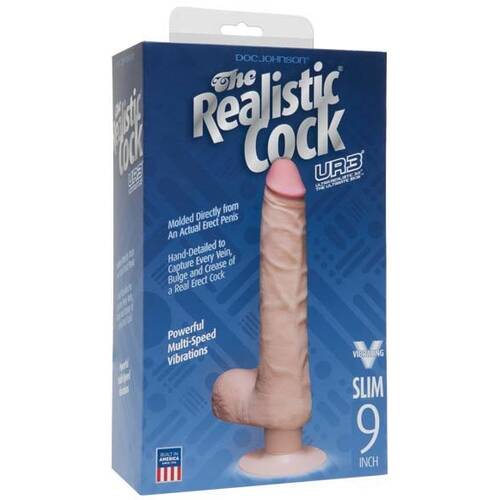 9" Dual Density Vibrating Cock