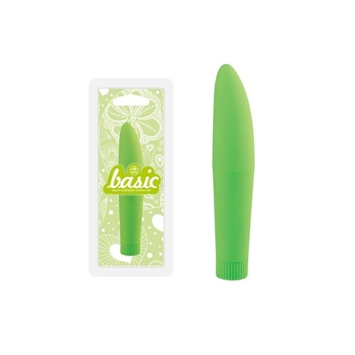 Basic 4.5" Vibrator Green