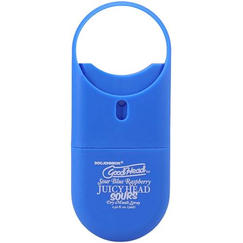 GoodHead - Juicy Head Dry Mouth Spray To-Go - Sour Blue Raspberry - .30 fl. oz.