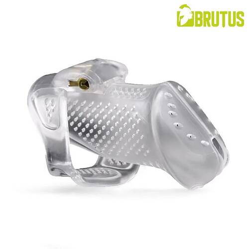 Brutus Airmesh Chastity Cage Clear