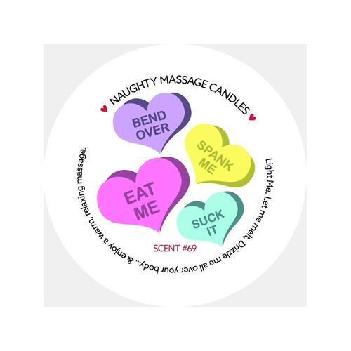 Massage Candle 1.7 oz Mini Hearts Scent Nos. 69