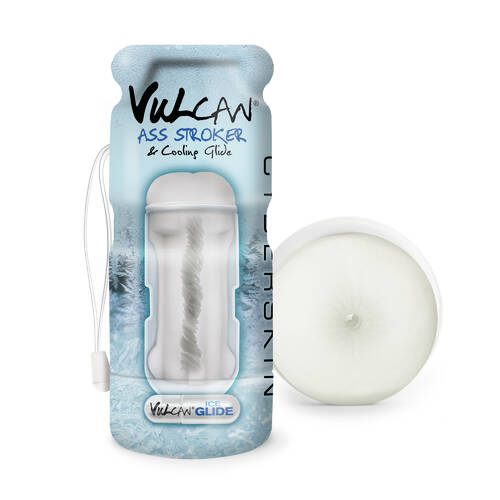 CyberSkin Vulcan Ass Stroker w/Cooling Glide Frost