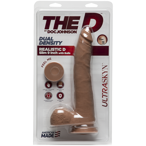 9" Slim Cock + Balls